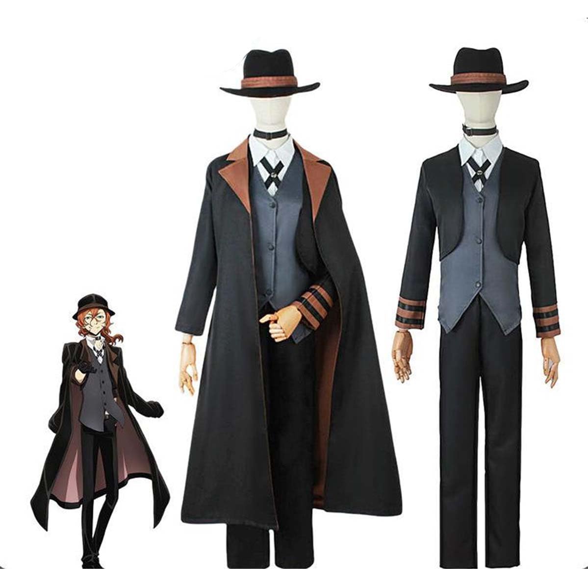 Amazon.co.jp: 文豪ストレイドッグス コスプレ衣装 中原中也 太宰治